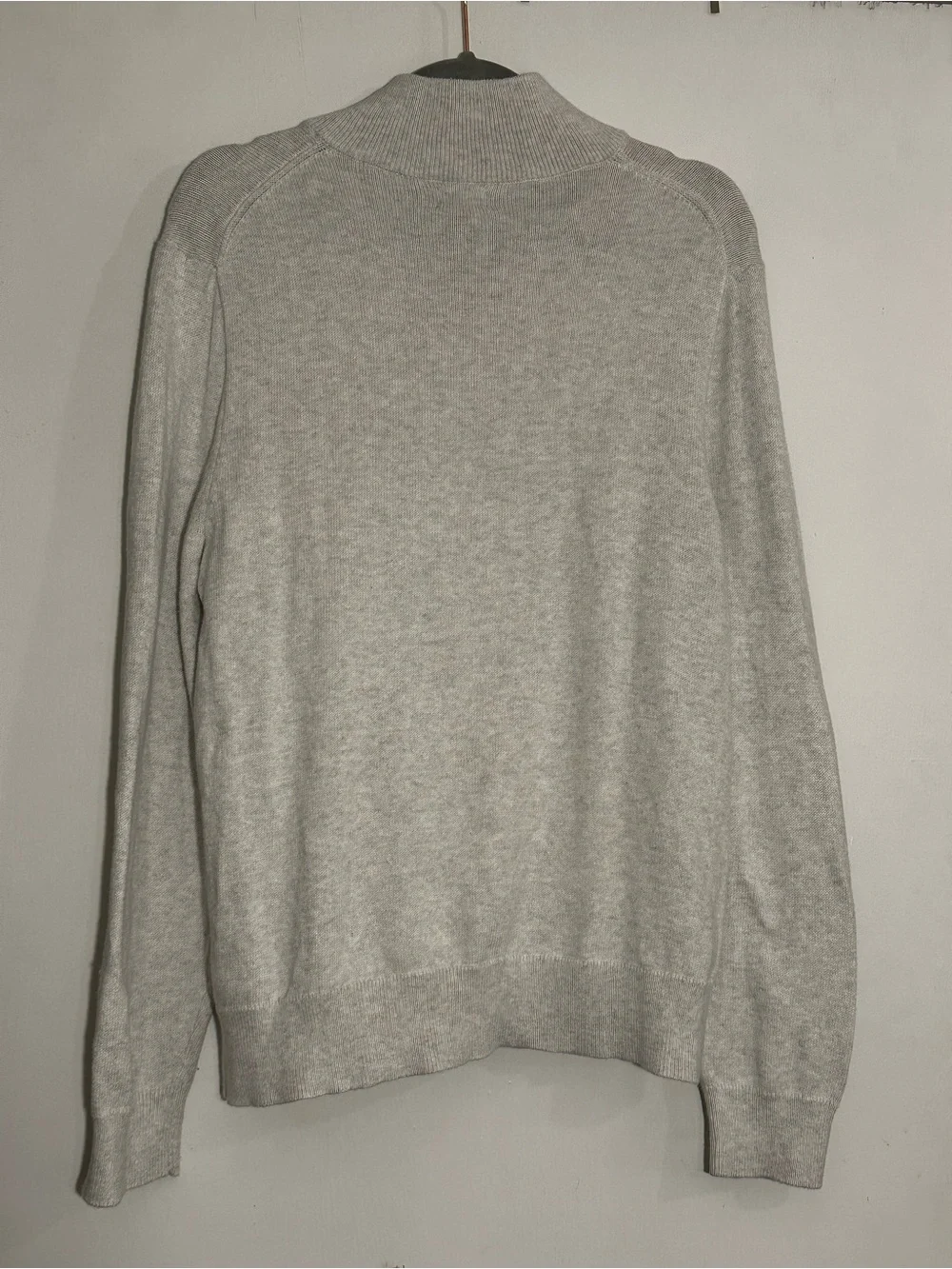 J. Crew Heritage Cotton Quarter Zip Sweater